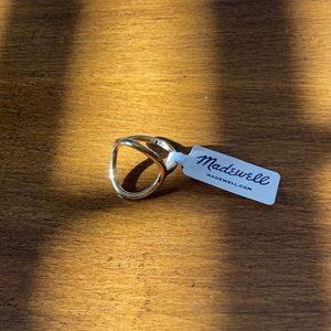 NWT Madewell Ceremony Circle Ring Gold sz 6